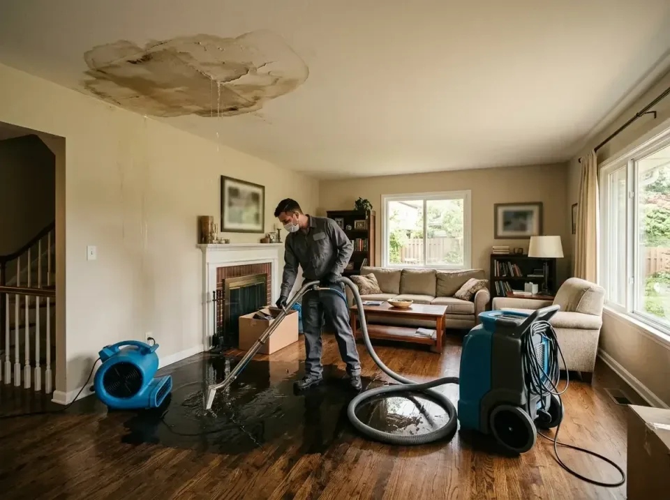 attic-pipe-burst-ceiling-drip-008 — frequently asked questions, Water Damage Restoration & Carpet Care in Clintonville, WI
